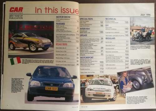 CAR Magazine South Africa July 1996