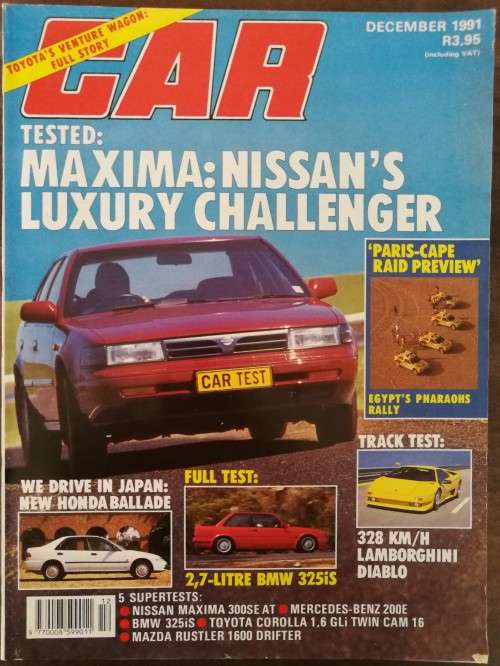 CAR Magazine South Africa December 1991
