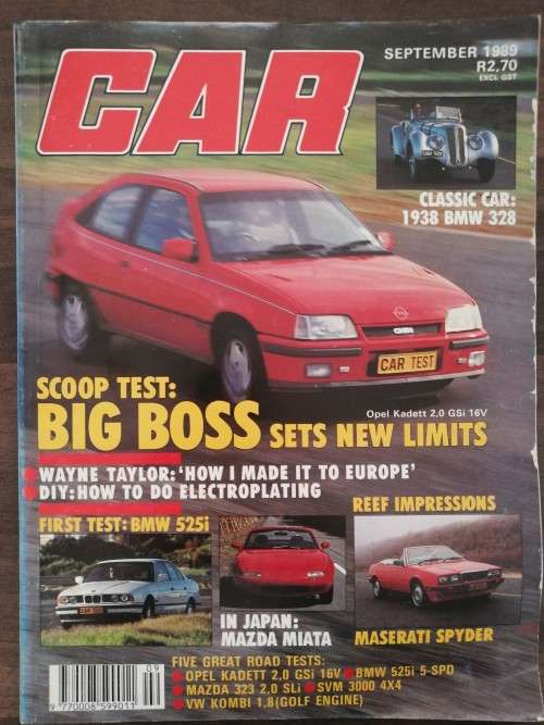 CAR Magazine South Africa September 1989