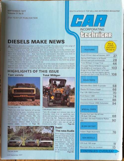 CAR Magazine September 1977