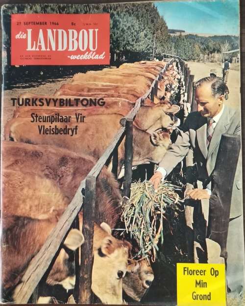 VINTAGE Landbou Weekblad 27 September 1966