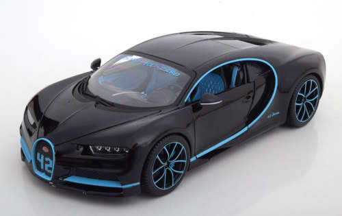 Bugatti Chiron - Zero-to-400-to-Zero Montoya car 1/18 scale