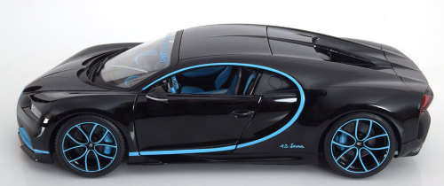 Bugatti Chiron - Zero-to-400-to-Zero Montoya car 1/18 scale