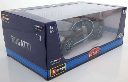 Bugatti Chiron - Zero-to-400-to-Zero Montoya car 1/18 scale