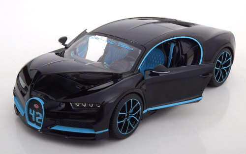 Bugatti Chiron - Zero-to-400-to-Zero Montoya car 1/18 scale