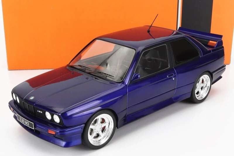 BMW M3 (E30) - Blue/Purple Metallic - (Ixo Models 1/18)