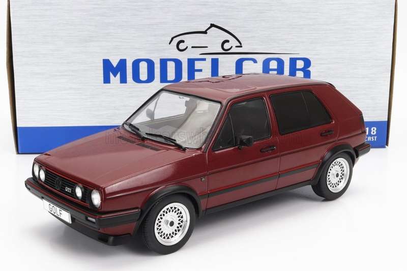 Volkswagen Golf MkII GTI - Dark Red - (MCG 1/18 scale)