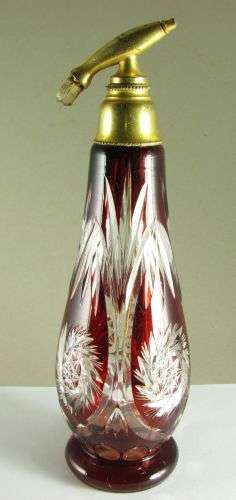 Fantastic Ruby Glass Perfume Atomiser!