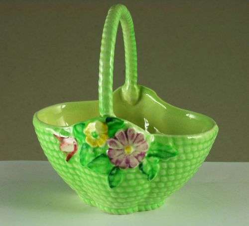 ART DECO CARLTON WARE!! VERY LOW START!! Beautiful Little Basket!