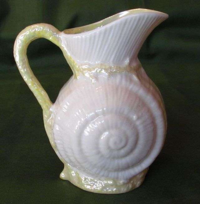 Beautiful Belleek Creamer in the Toy Shell Design!  Have a look!