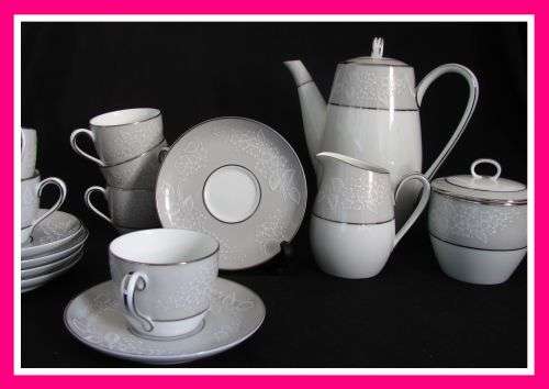 15pc Noritake "Damask 5698" Coffee Set! Have a Look!