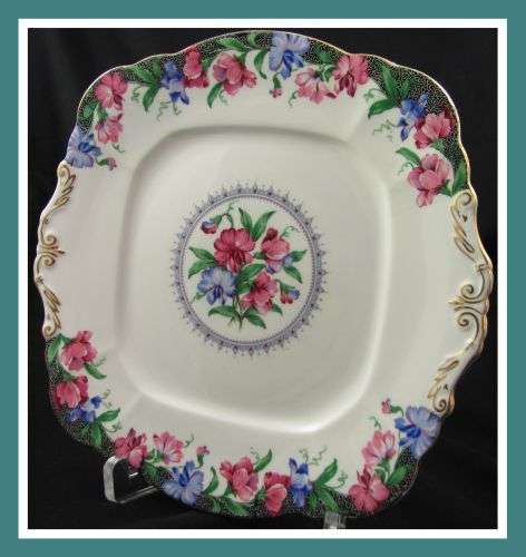 Paragon "Sweetpea" Cake Plate! Exquisite!