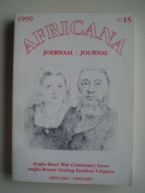 1999 Africana Joernaal Journal - Anglo-Boer War Centenary Issue
