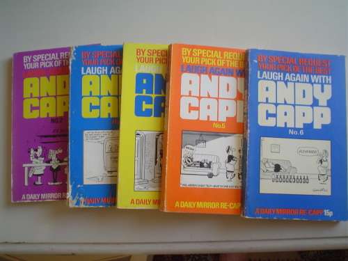 5 x Andy Capp books