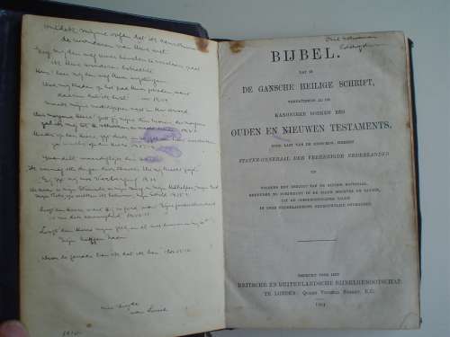 1904 Staten Generaal Bijbel