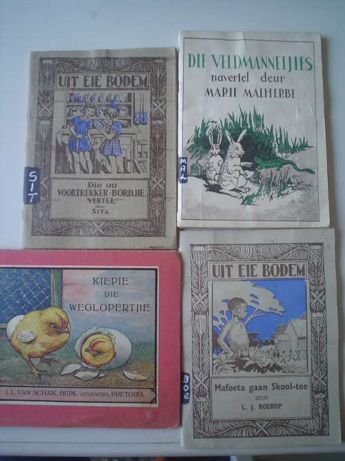 Vier ou kleuter / kinder boeke