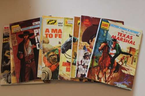10 x Western picture library type books good condition