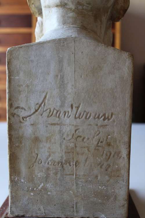Oom Koos de la Rey borsbeeld deur Anton van Wouw