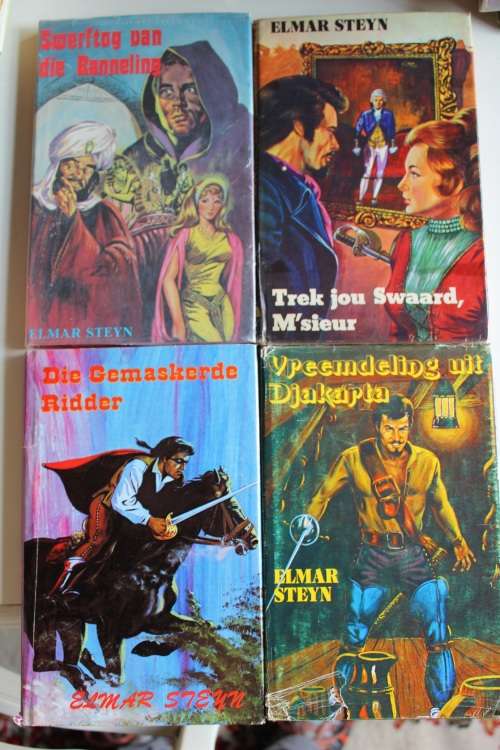 10 Elmar Steyn hardeband boeke as een lot