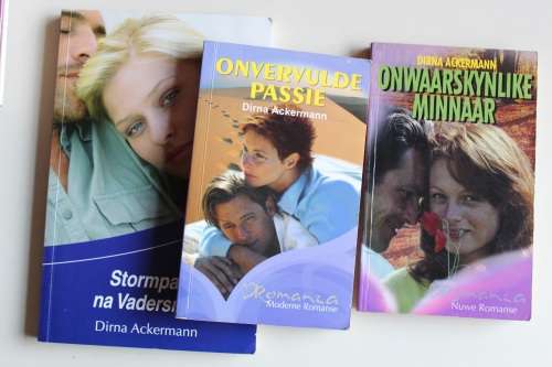 3 x Dirna Ackermann boeke