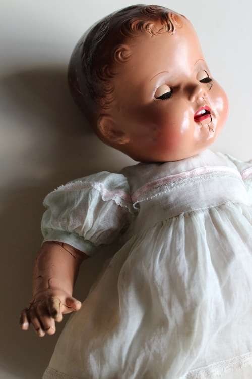 Vintage antique doll / pop
