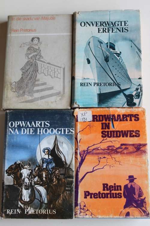 4 x Rein Pretorius boeke