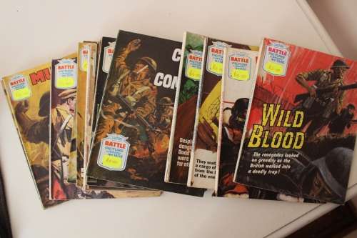 Fleetwood Battle picture library books x 12