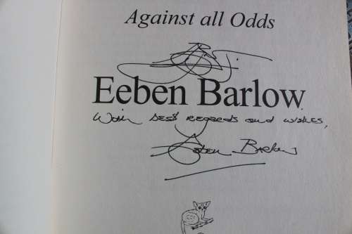 SIGNED:  Executive Outcomes - Against All Odds - Eeben Barlow