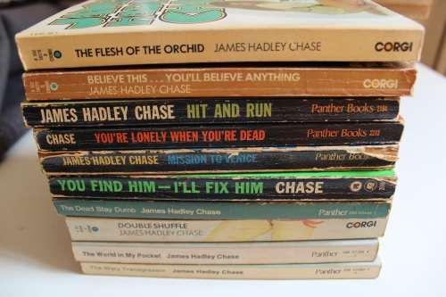 10 x James Hadley Chase paperbacks