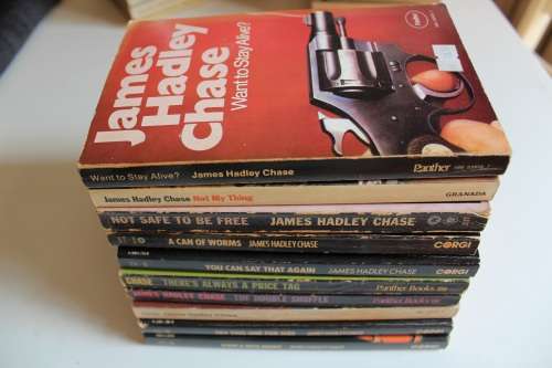 10 x James Hadley Chase paperbacks