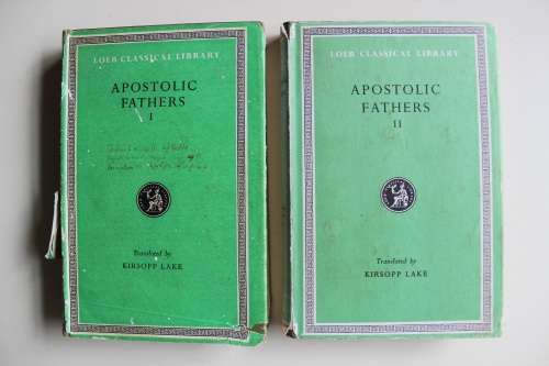 The Apostolic Fathers in 2 volumes