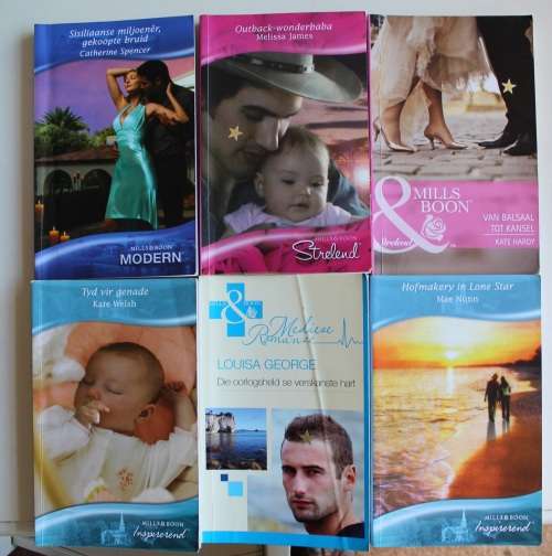 6 x Afrikaanse Mills & Boon