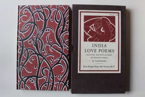 India Love Poems - Selected with an essay on women in India - Tambimuttu