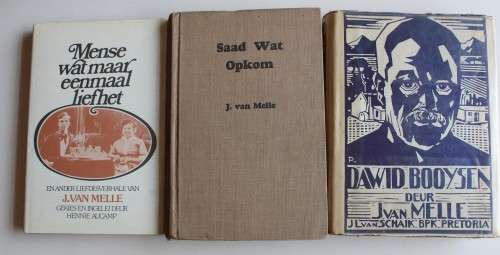 3 x J van Melle africana boeke