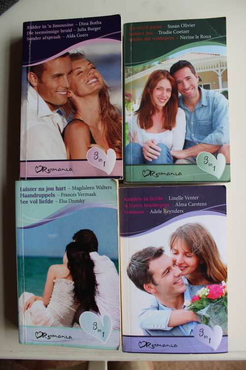 4 x Romanza omnibus sagtebande baie goed vir lees