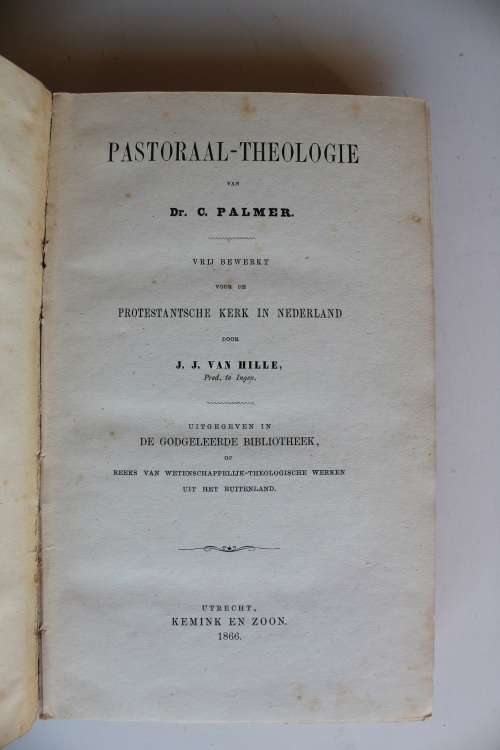 1866 - Pastoraal-Theologie van Dr Palmer