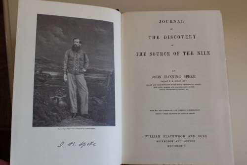 THE JOURNAL OF THE DISCOVERY OF THE NILE  - 1865 FACSIMILE REPRINT -  JOHN HANNING SPEKE