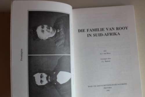 Die Familie Van Rooy in Suid-Afrika