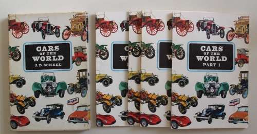 Cars of the world - J D Scheel (In 4 parts distributed by Mobil Service Stations)