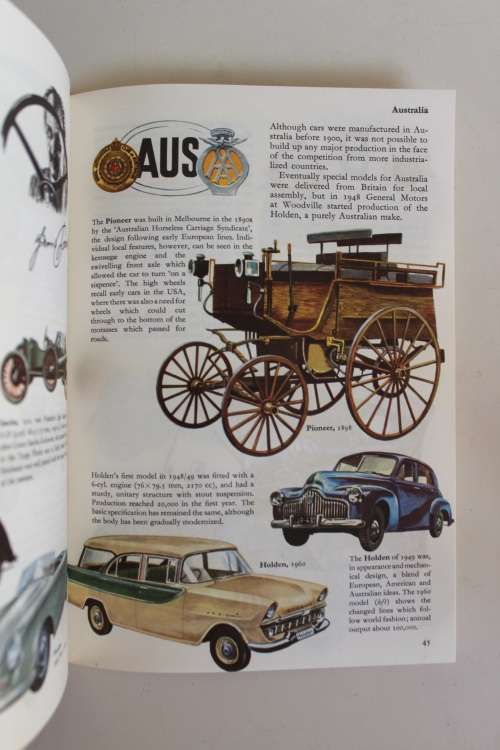 Cars of the world - J D Scheel (In 4 parts distributed by Mobil Service Stations)