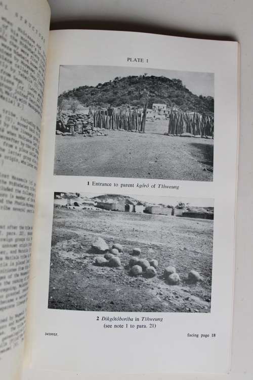Ntshabeleng Social Structure - Study of a Northern Transvaal Sotho Tribe - Bothma