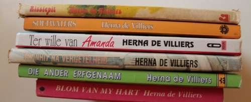 6 x Herna de Villiers boeke