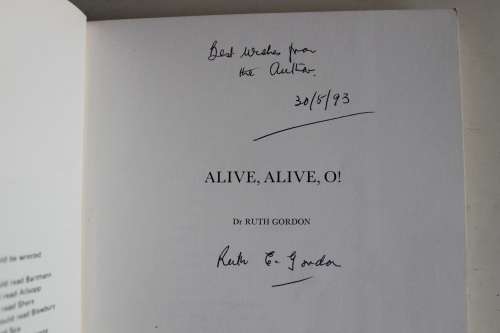 SIGNED: Alive, Alive-O!: Ruth Gordon