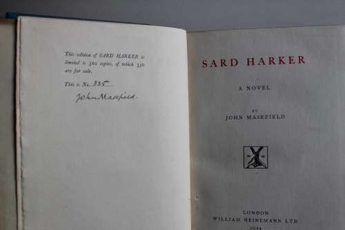 Numbered, limited & signed: Sard Harker - John Masefield