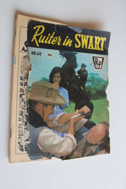 Ruiter in Swart 40 fotoboek fotoverhaal