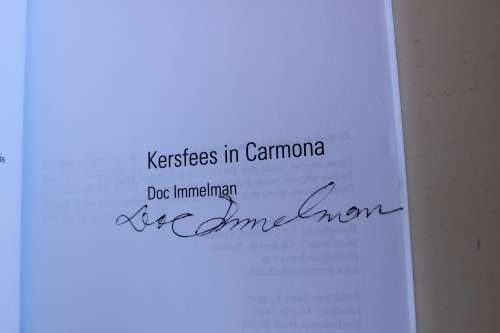 GETEKEN: Doc Immelman - Kersfees in Carmona