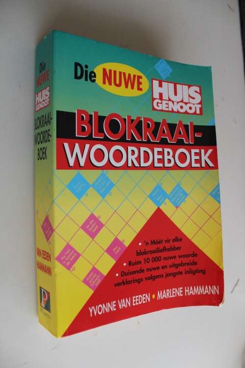 NUWE HUISGENOOT BLOKRAAI-WOORDEBOEK -   Yvonne van Eeden & Marlene Hammann