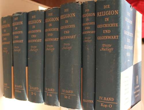 Die Religion in Geschichte und Gegenwart - 7 very large volumes