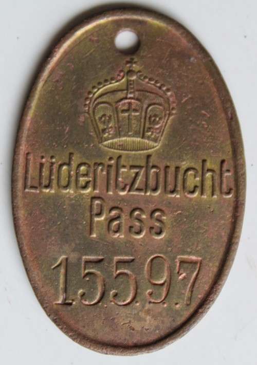 Luderitzbucht SWA Native Town Pass DSWA