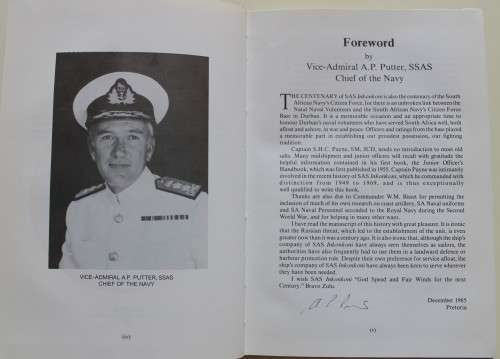 SAS Inkonkoni 1885-1985  - Captain Payne